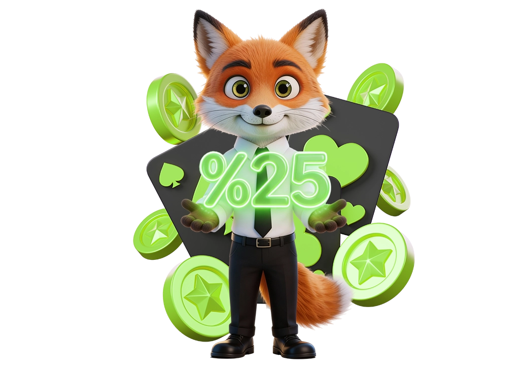 %25 Çevrimsiz Nakit Bonusu