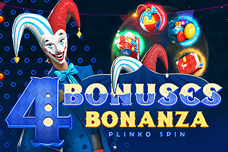 4 BONUSES BONANZA - PLINKO SPIN