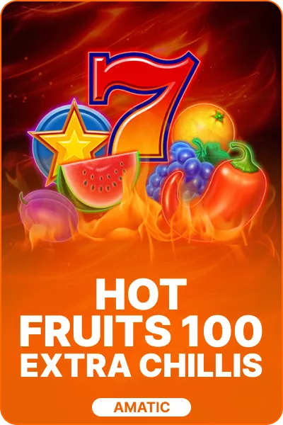 Hot Fruits 100 Extra Chillis Hot Fruits 100 Extra Chillis