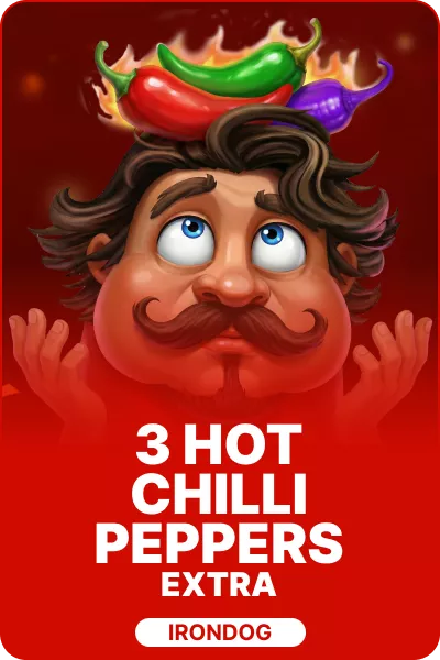 3 Hot Chilli Peppers Extra