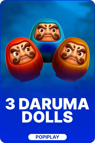 3 Daruma Dolls