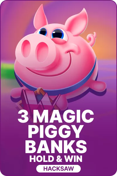 3 Magic Piggy Banks: Hold & Win
