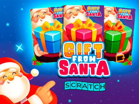 Gift From Santa Blue