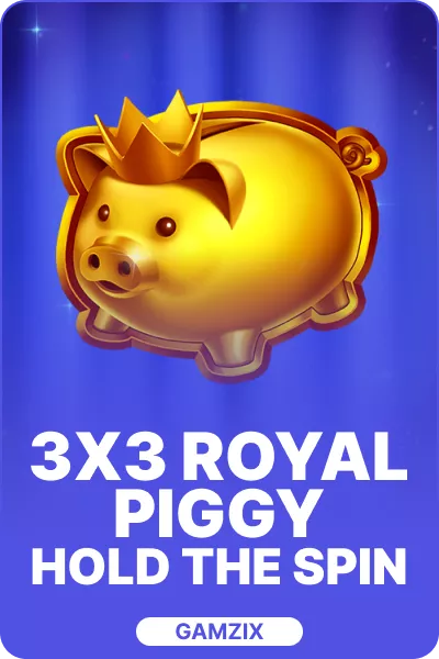 3x5 Royal Piggy: Hold The Spin