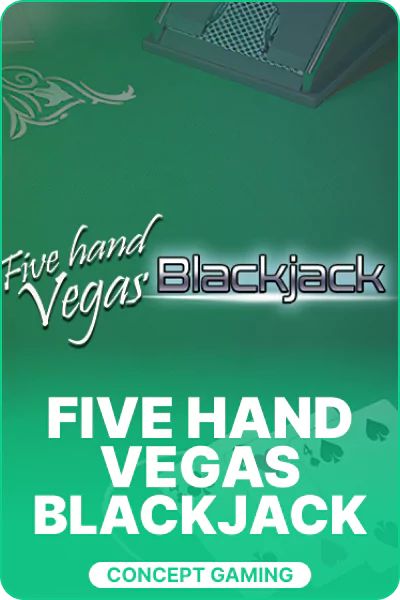 Five Hand Vegas Blackjack Five Hand Vegas Blackjack
