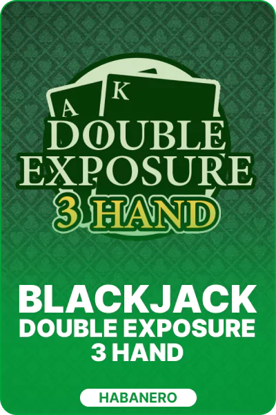 Blackjack Double Exposure 3 Hand