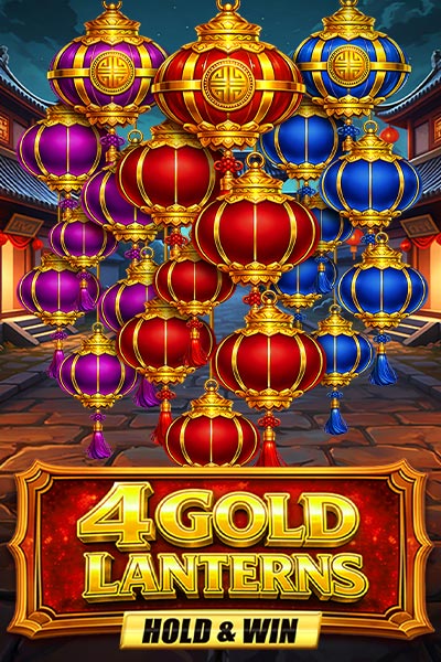 4 Gold Lanterns Hold & Win 4 Gold Lanterns Hold & Win
