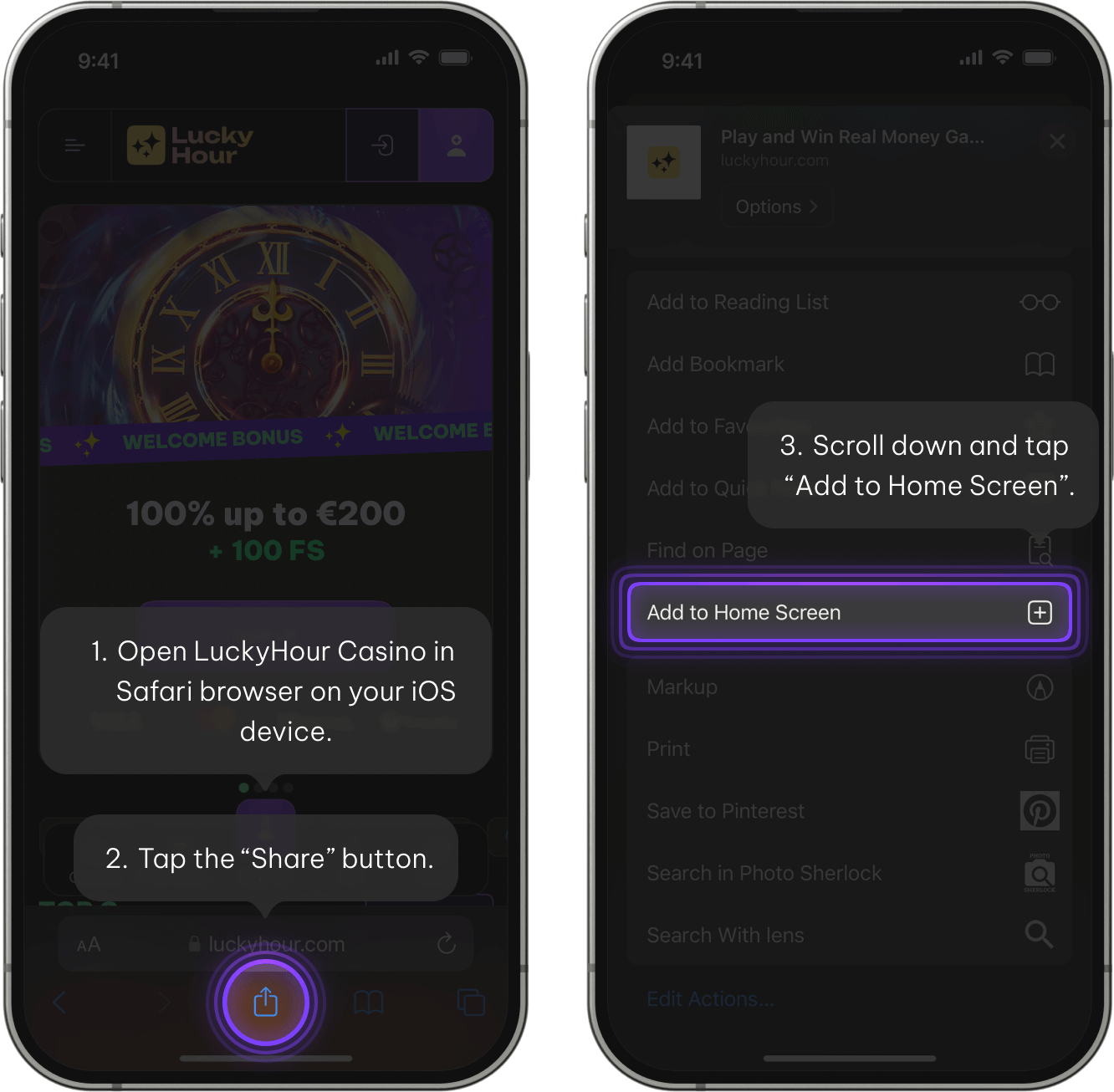 pwa instruction