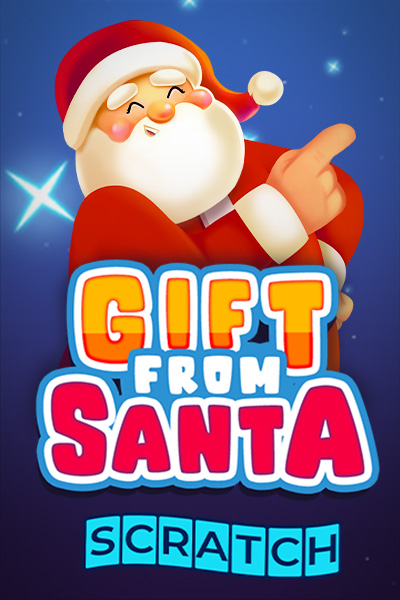 Gift From Santa Blue Gift From Santa Blue