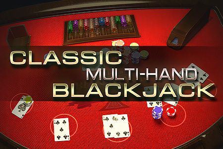 Classic Multi-Hand Blackjack (Red)