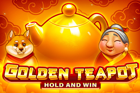 Golden teapot