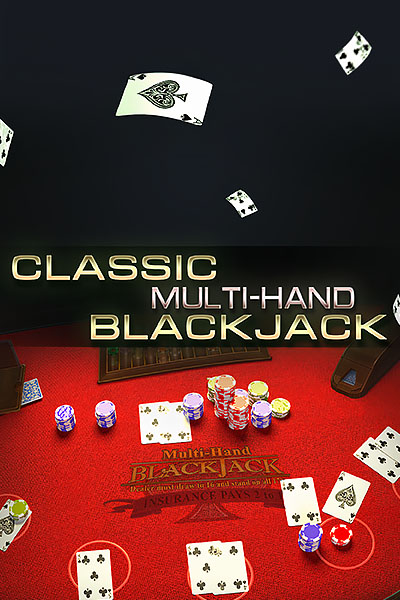 Classic Multi-Hand Blackjack (Red)