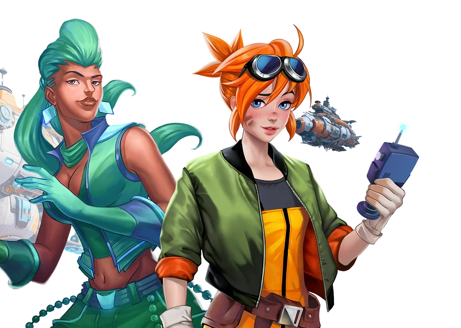 character to the right
