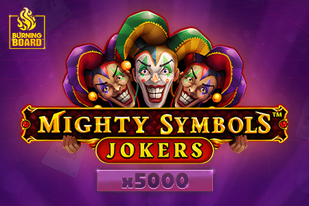 Mighty Symbols™: Jokers Burning Board™